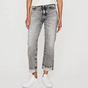 “NEW” AD Adriano Goldschmied Alexxis Crop High-Rise Vintage Fit Jean
